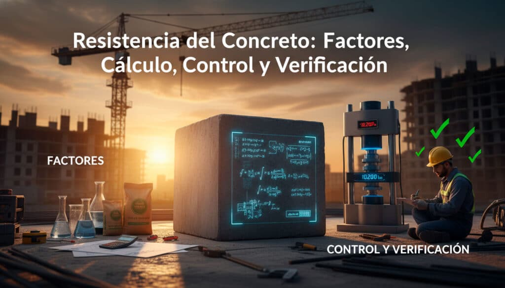Resistencia del Concreto a la Compresión: Factores, Cálculo y Control de Calidad