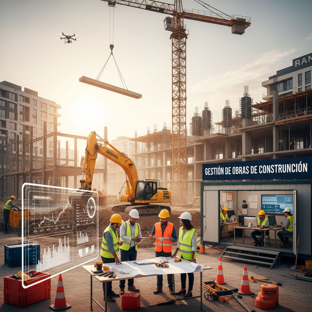 Gesti&oacute;n de obras de construcci&oacute;n: control, calidad y riesgos