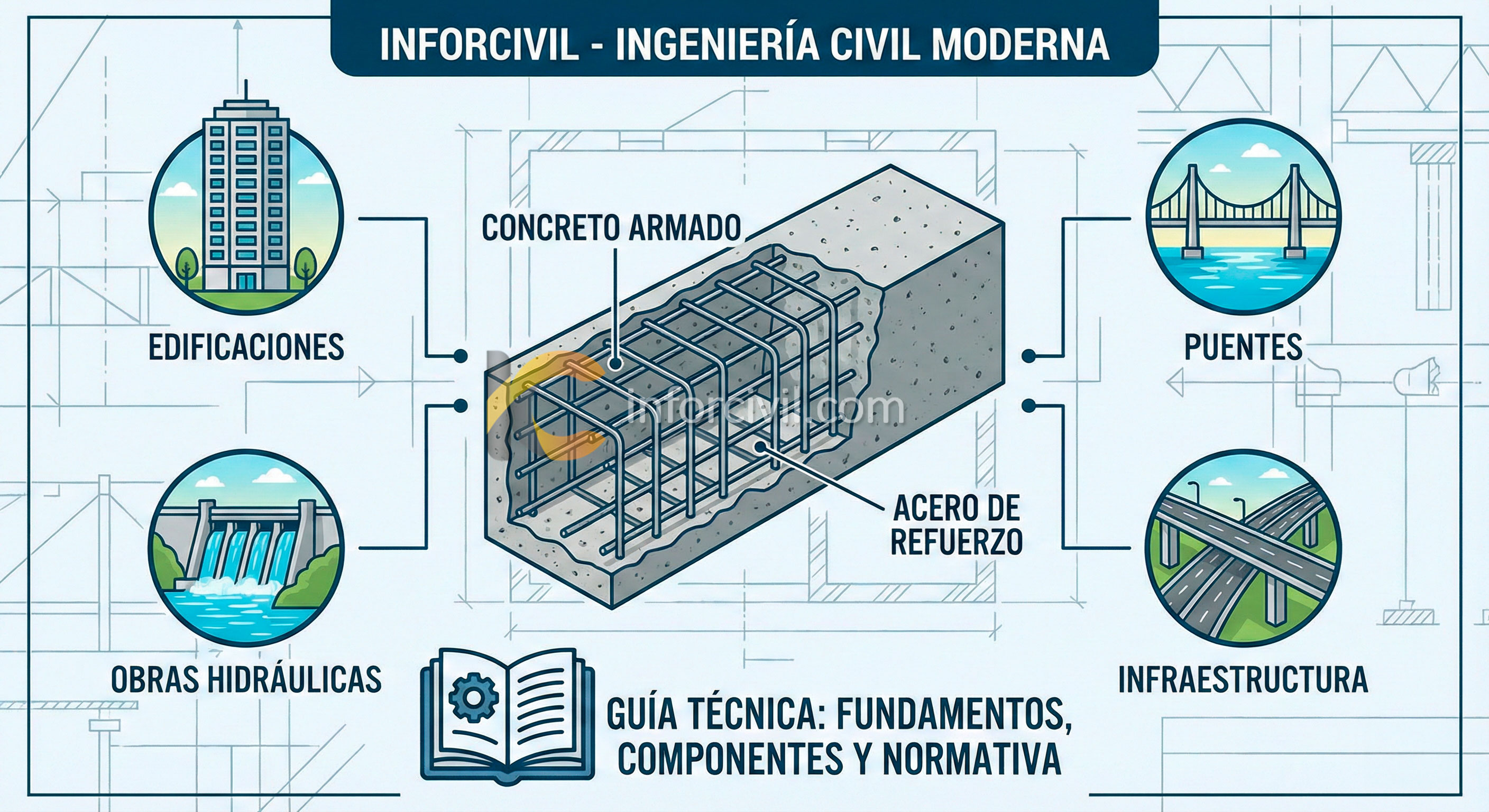 Concreto Armado: Fundamentos, Dise&ntilde;o y Aplicaci&oacute;n en Ingenier&iacute;a Civil